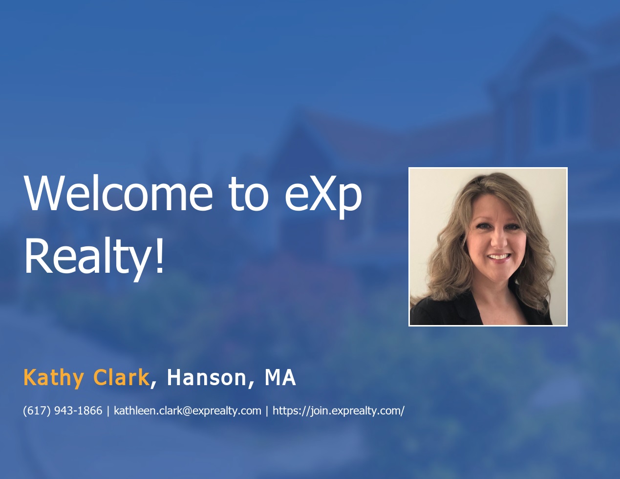 Welcome to EXP Realty Kathy Clark