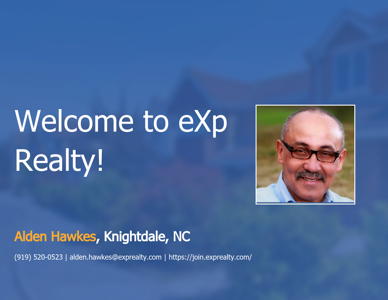 Welcome to eXp Realty Alden Hawkes!