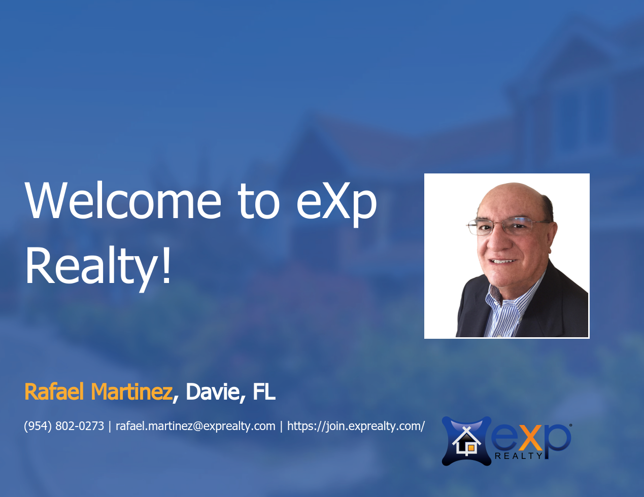 eXp Realty Welcomes Rafael Martinez!