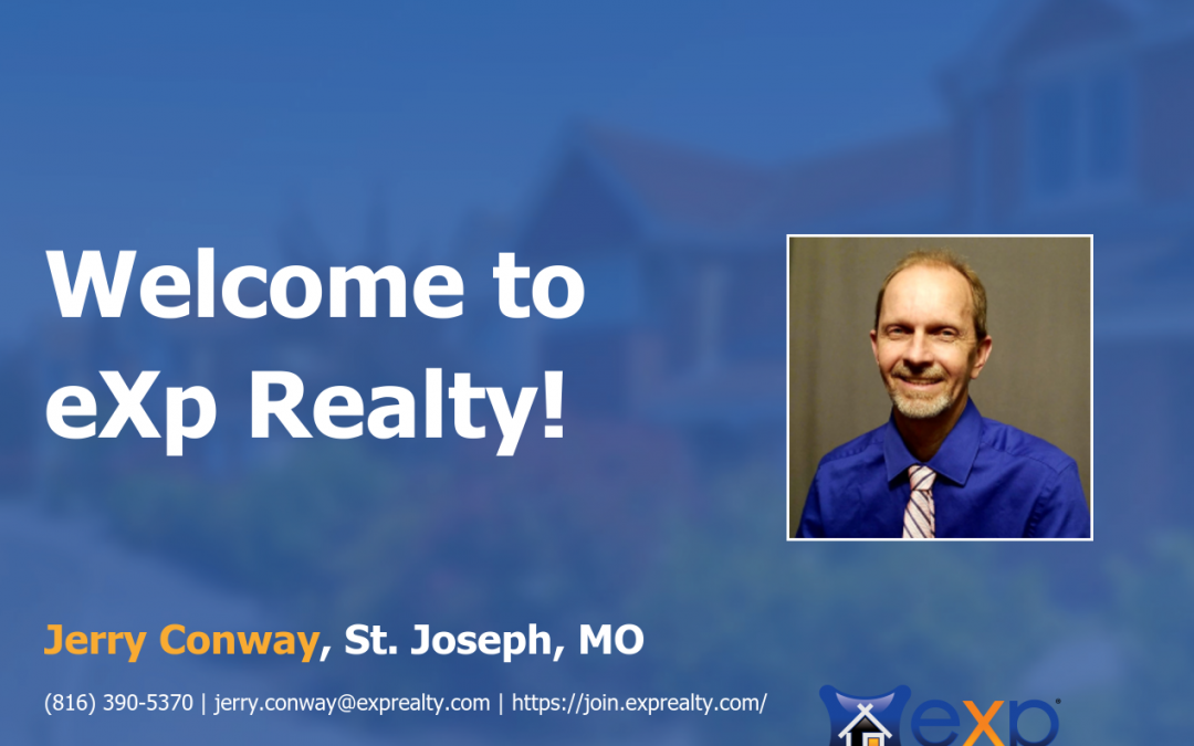 Welcome to eXp Realty Jerry Conway!