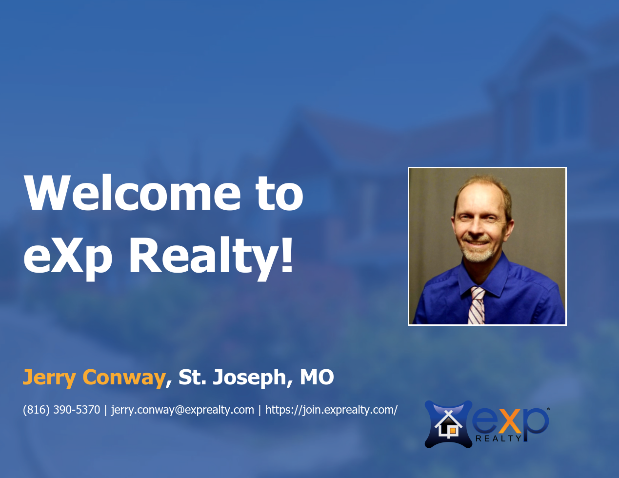 Welcome to eXp Realty Jerry Conway!