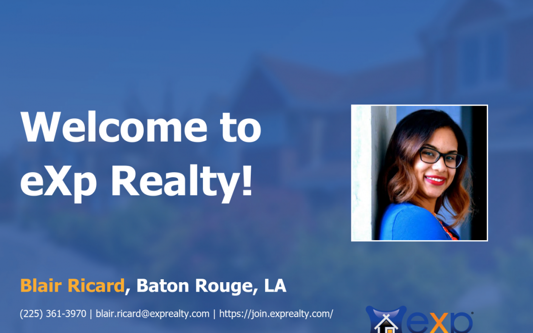 Blair Ricard Joined eXp Realty!
