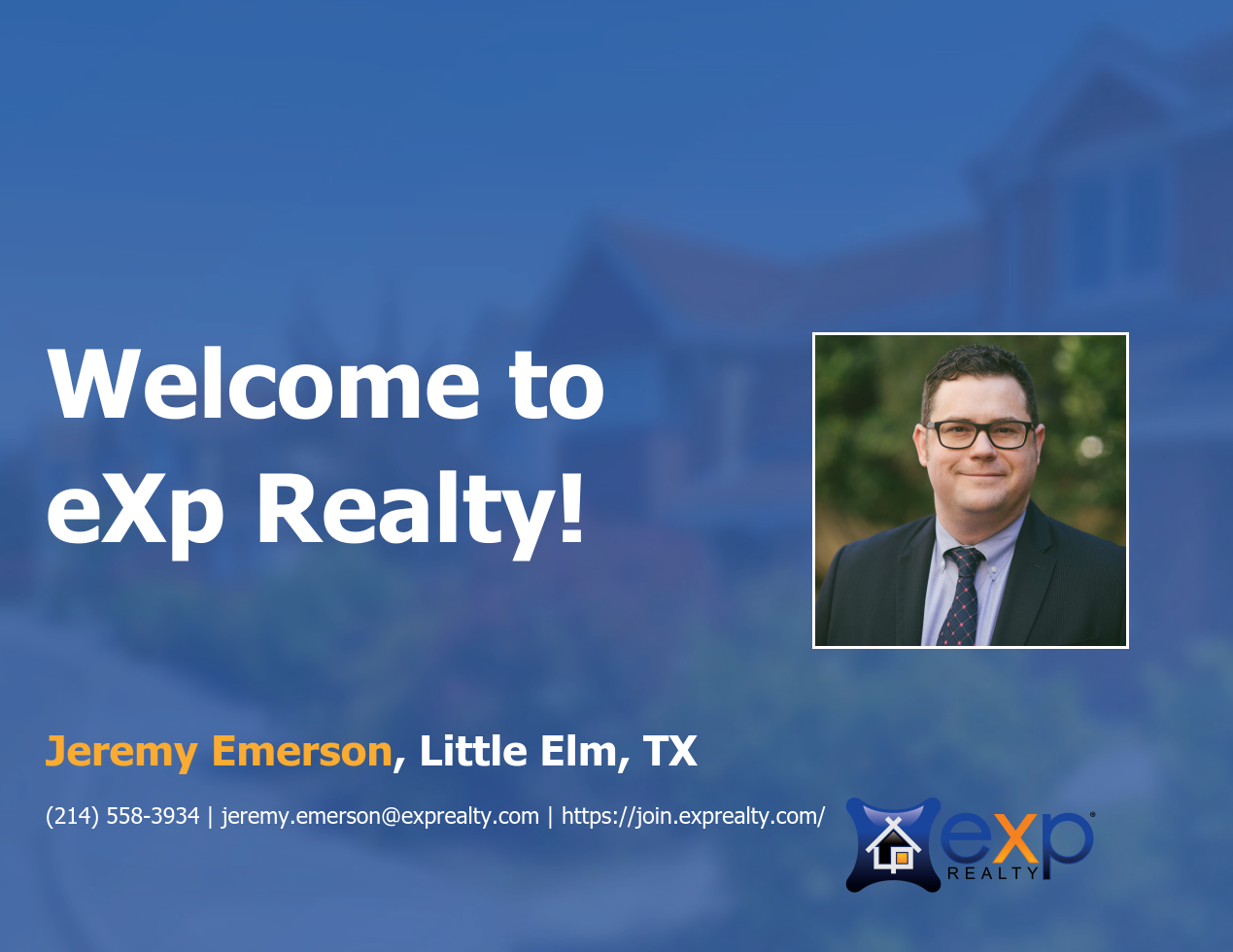 Welcome to eXp Realty Jeremy Emerson!