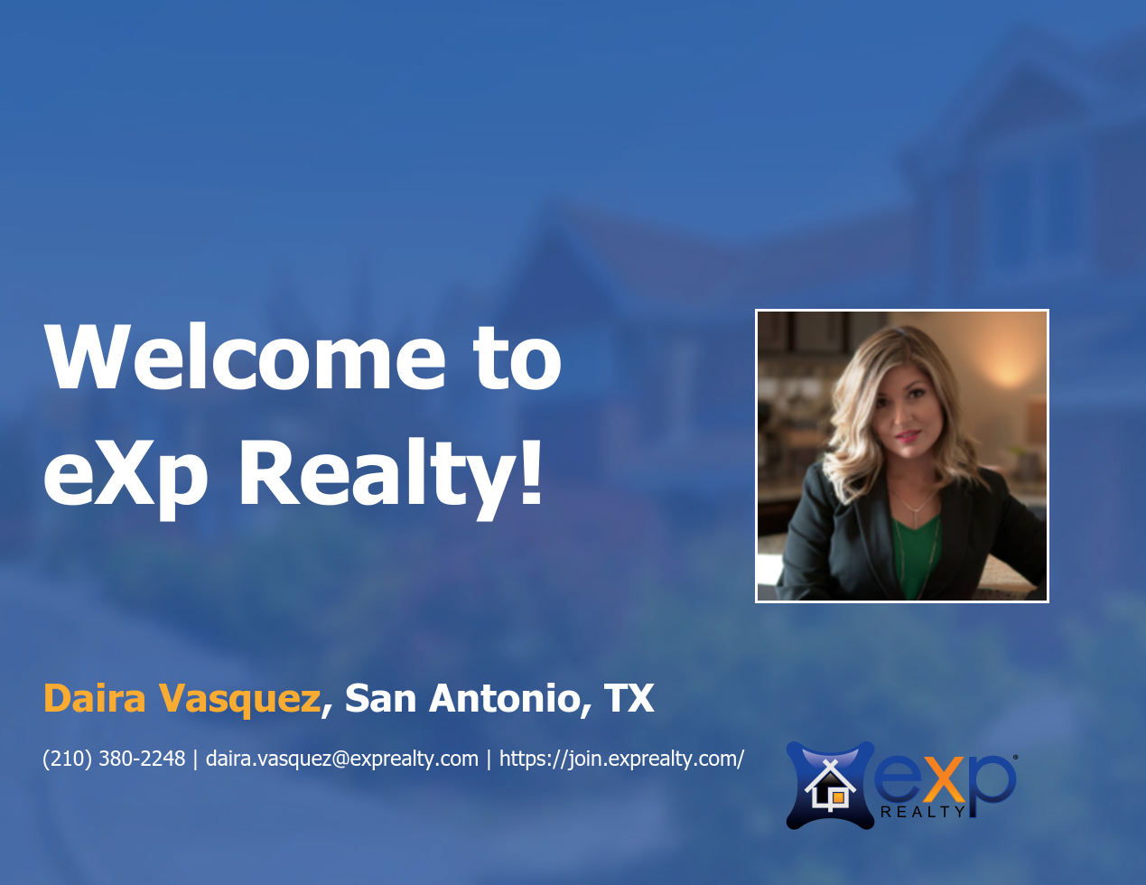 Daira Vasquez Joined eXp Realty!