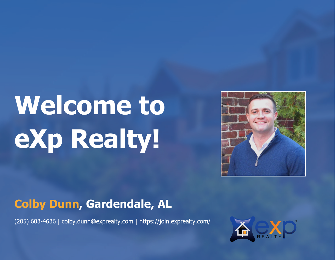 Welcome to eXp Realty Colby Dunn!