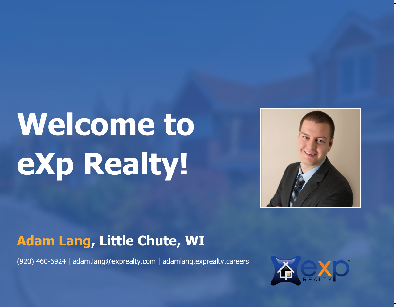 Welcome to eXp Realty Adam Lang