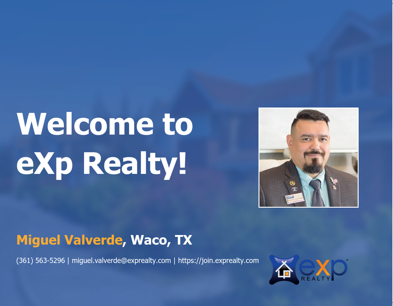 Miguel Valverde Joined eXp Realty!