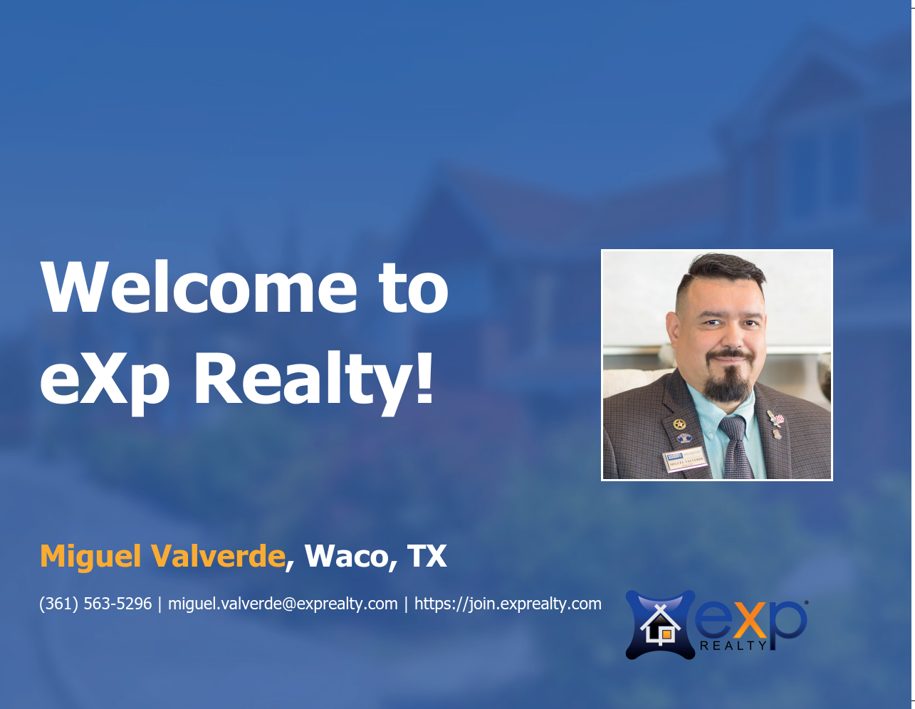 Miguel Valverde Joined eXp Realty!
