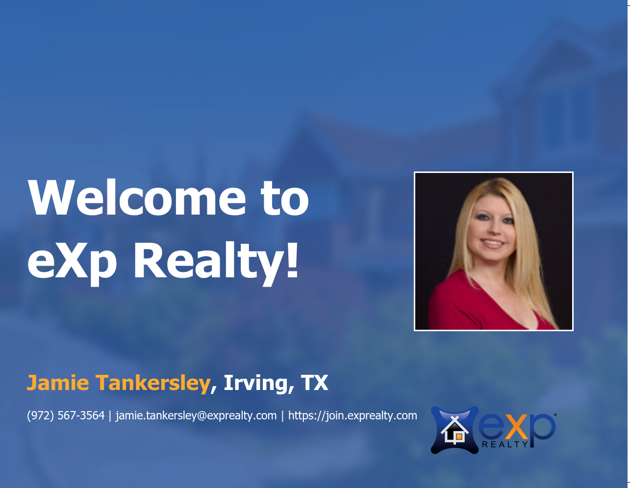 Jamie Tankersley Joined eXp Realty!