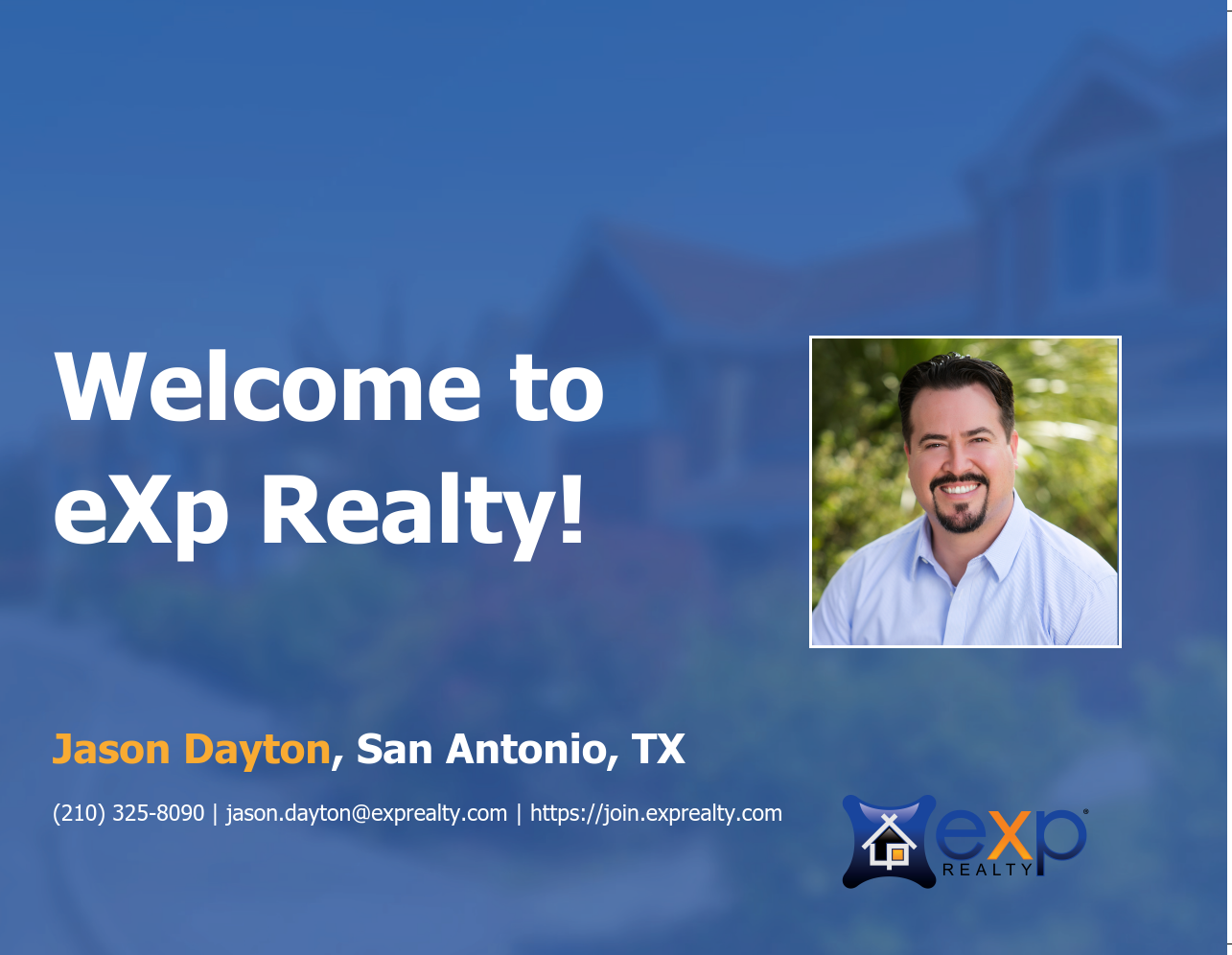 Welcome to eXp Realty Jason Dayton!