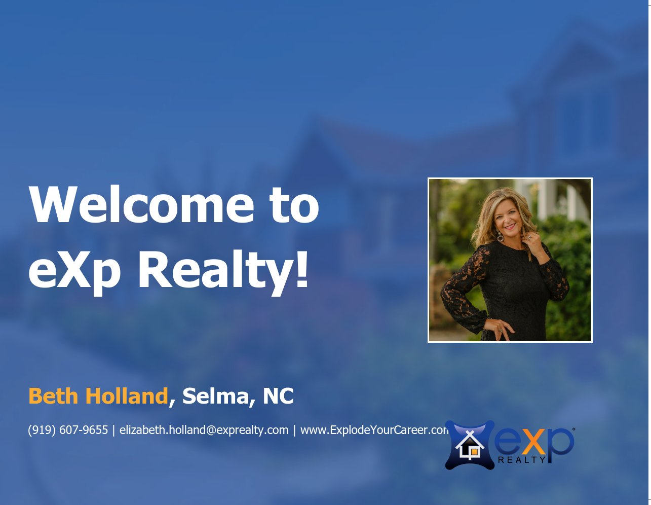 Welcome to eXp Realty Beth Holland!