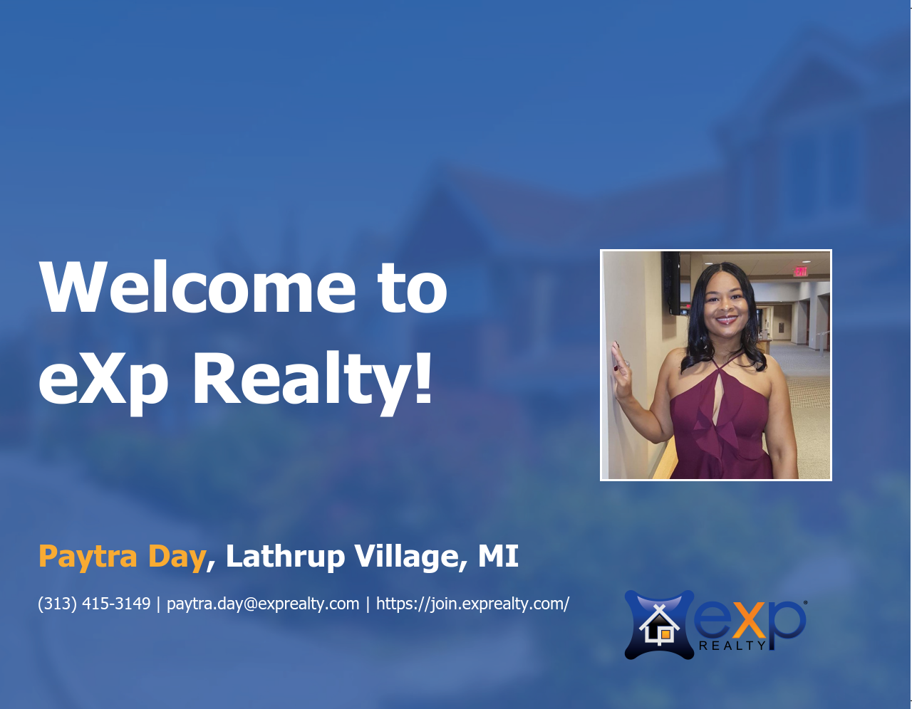 Paytra Day Joined eXp Realty!