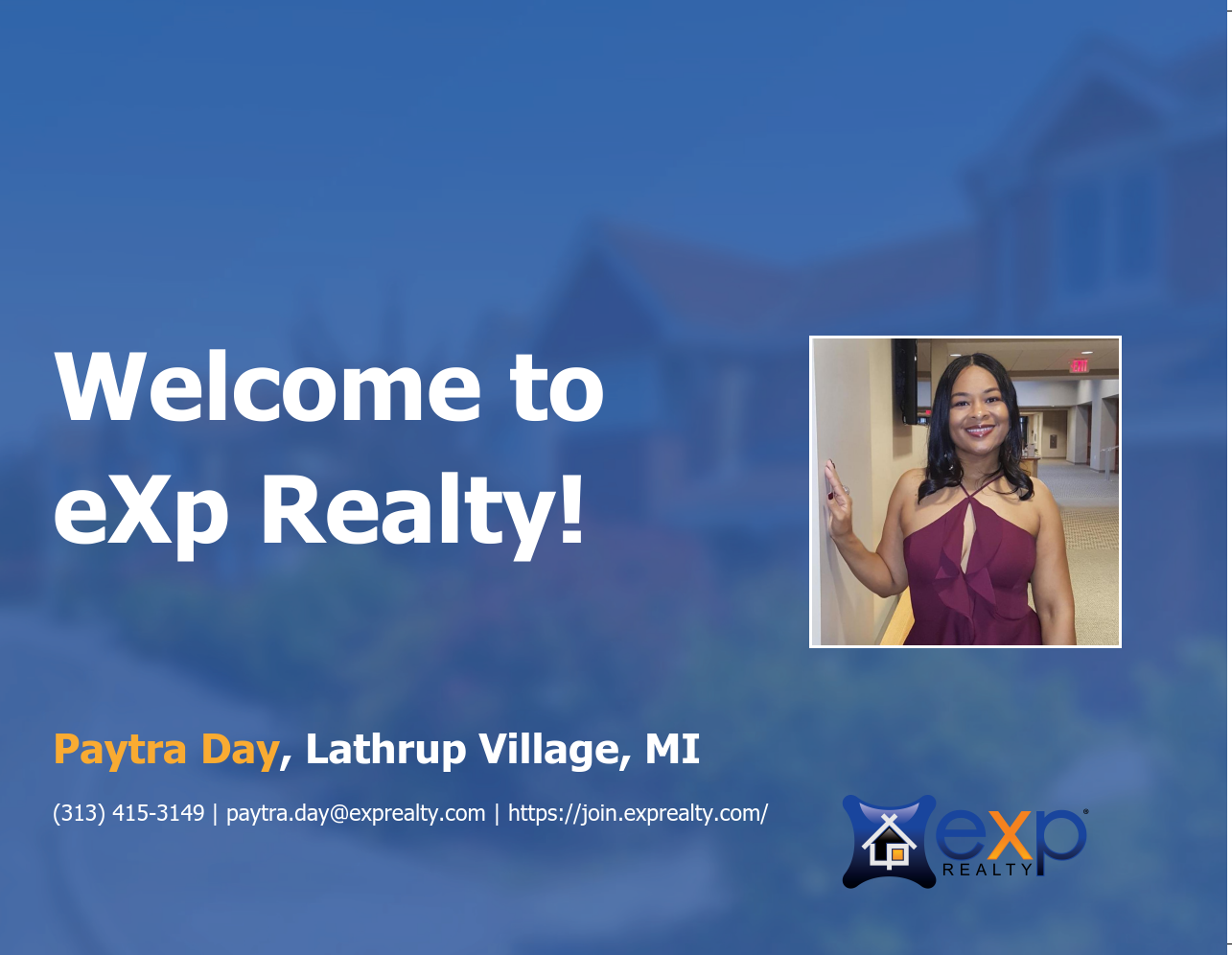 Paytra Day Joined eXp Realty!