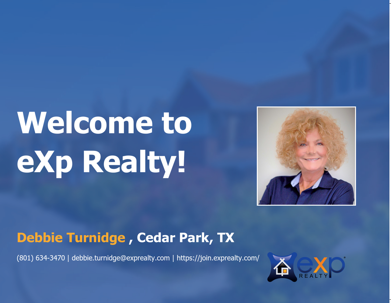 Welcome to eXp Realty Debbie Turnidge!