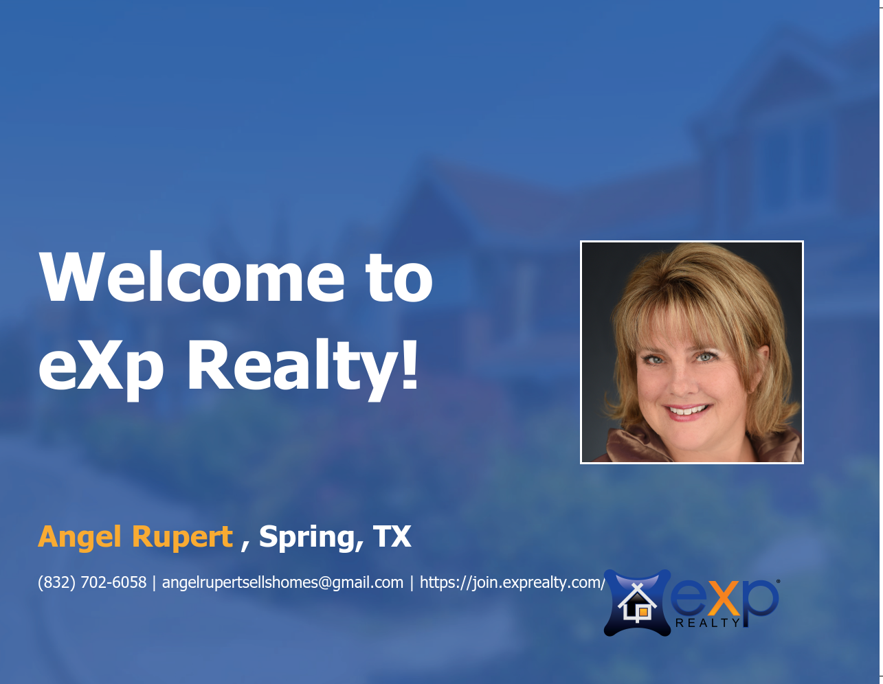Angel Rupert Joined eXp Realty!