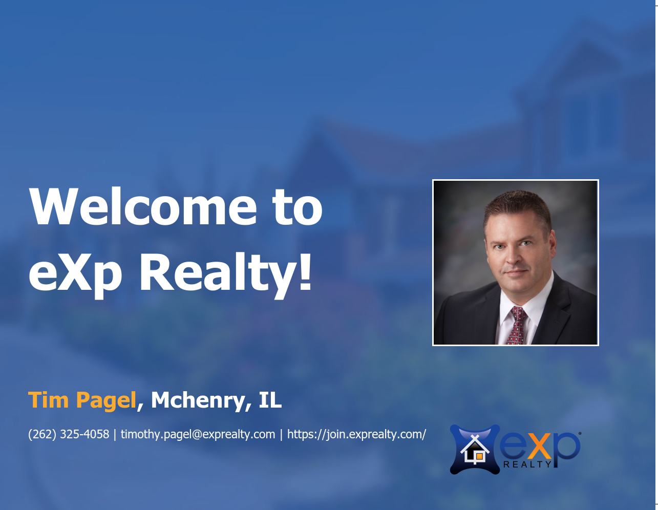 Tim Pagel  Joined eXp Realty!
