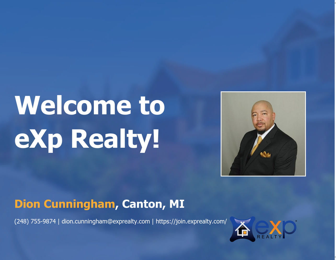 Dion Cunningham Joined eXp Realty!