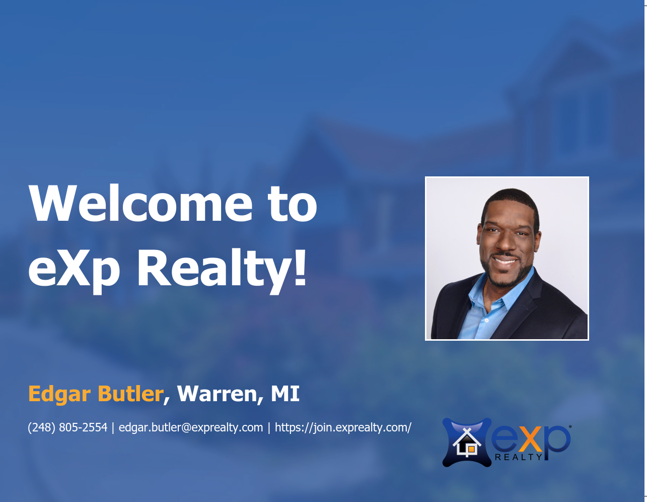 Edgar Butler Joined eXp Realty!