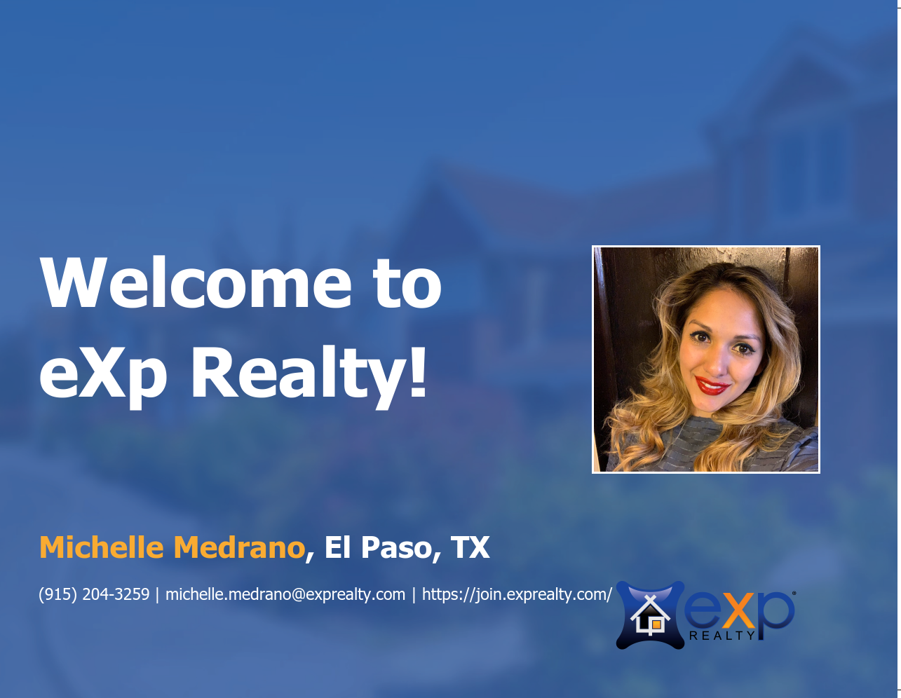 Michelle Medrano Joined eXp Realty!