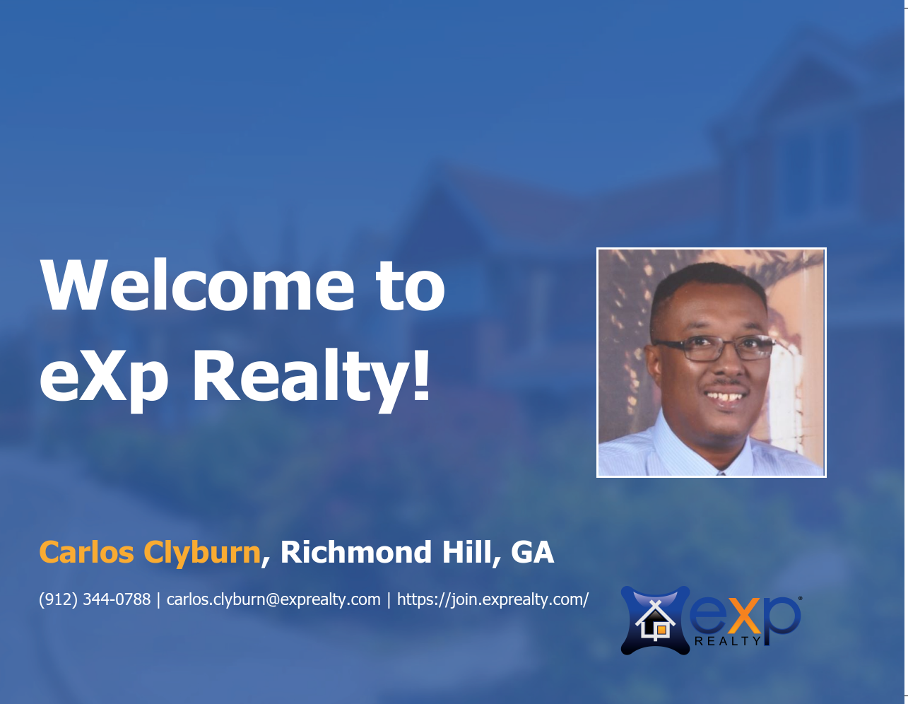 Welcome to eXp Realty Carlos Clyburn!