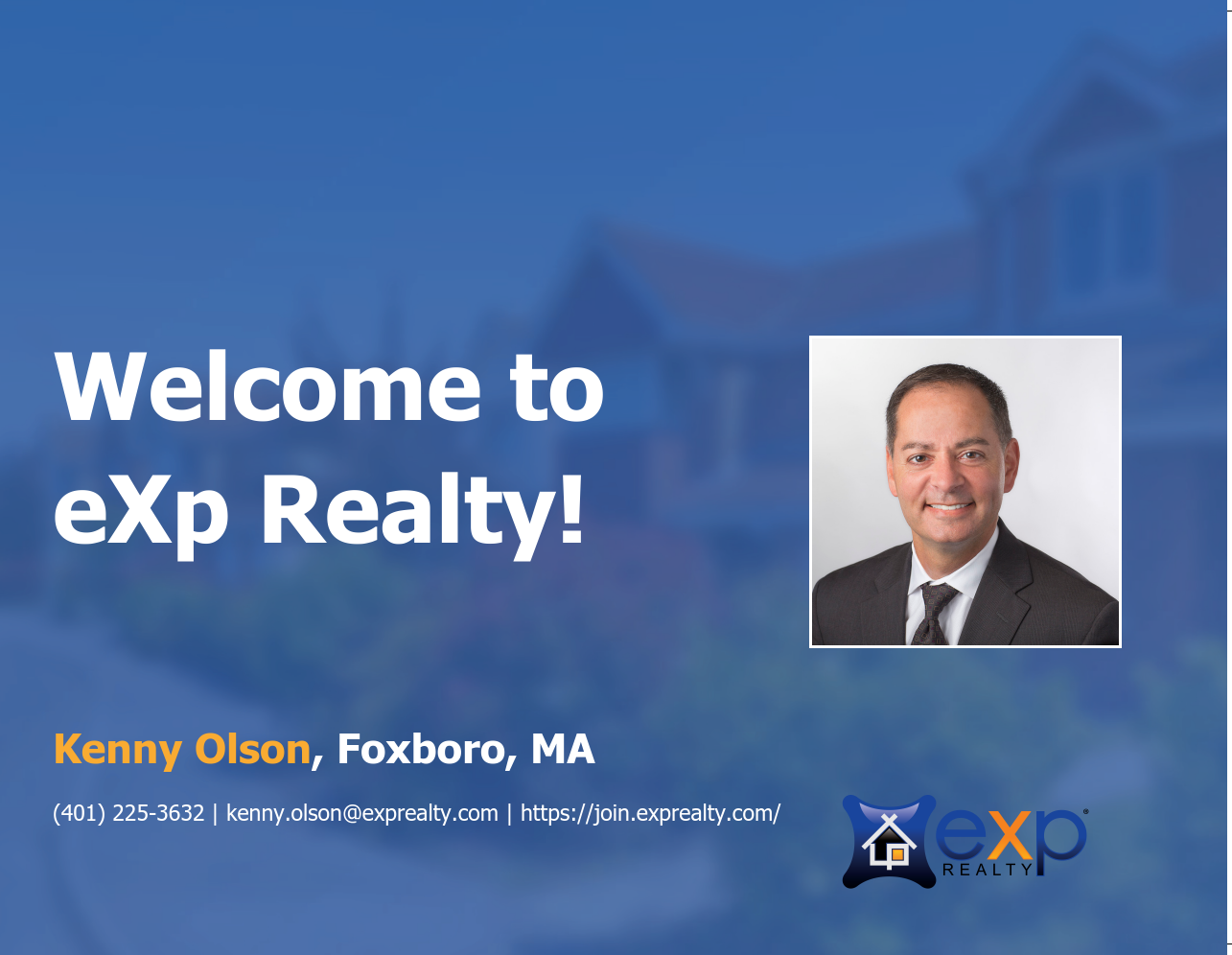 Welcome to eXp Realty Kenny Olson!