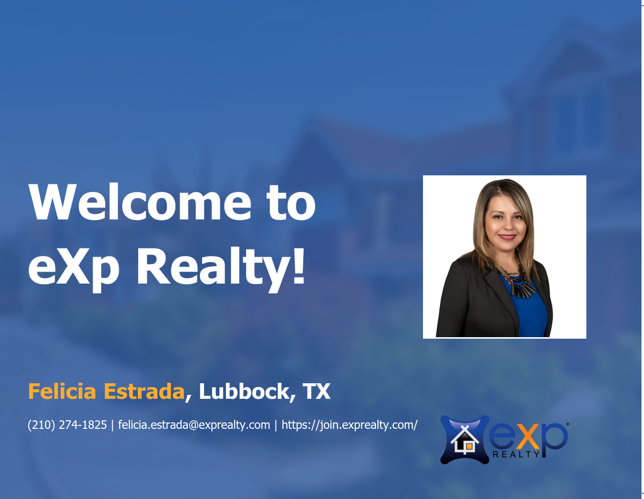 Felicia Estrada Joined eXp Realty!
