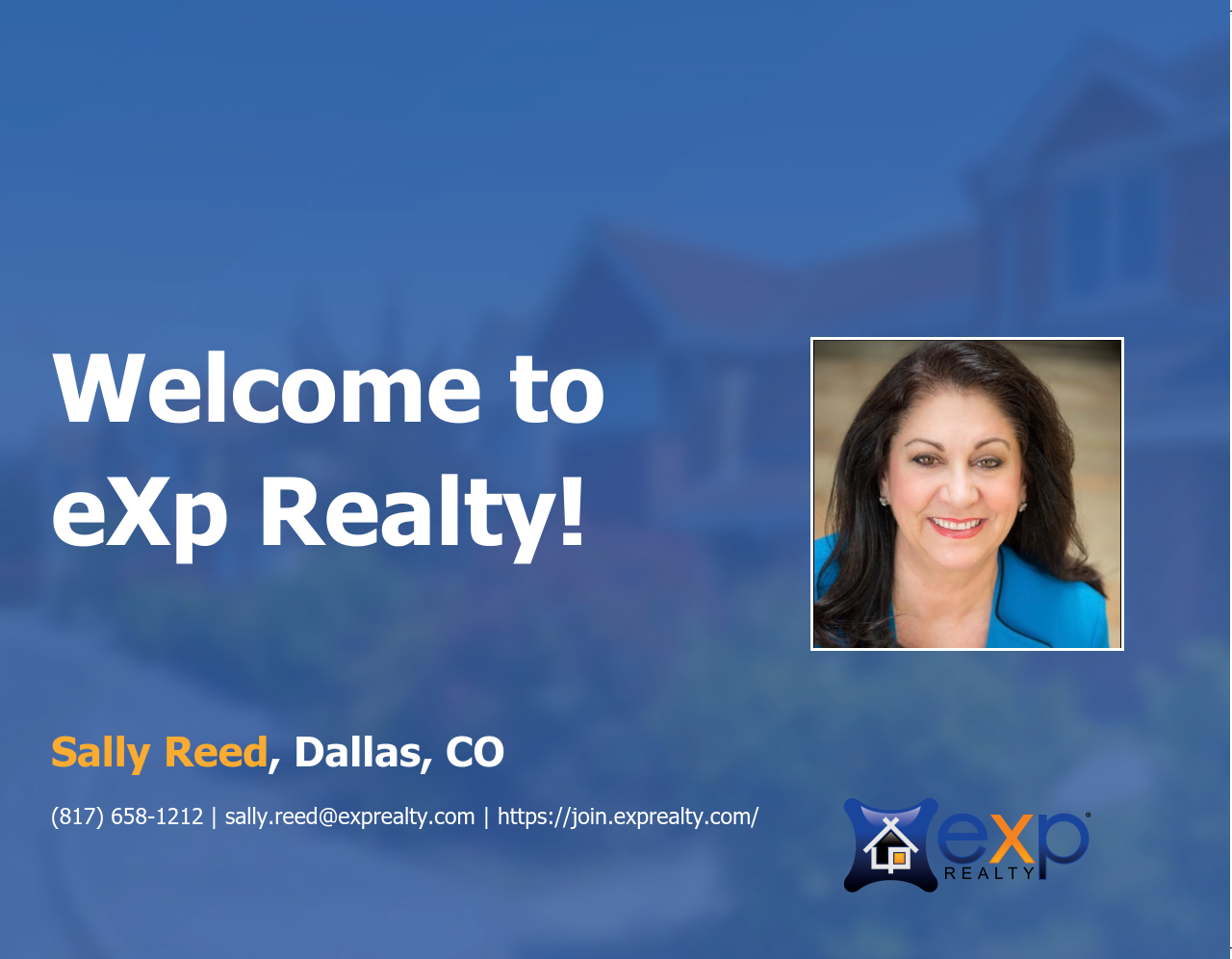 Sally Reed Joined eXp Realty!