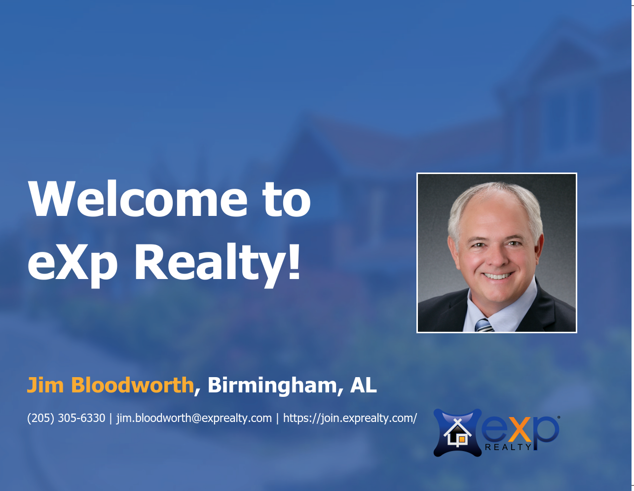 Jim Bloodworth Joined eXp Realty!