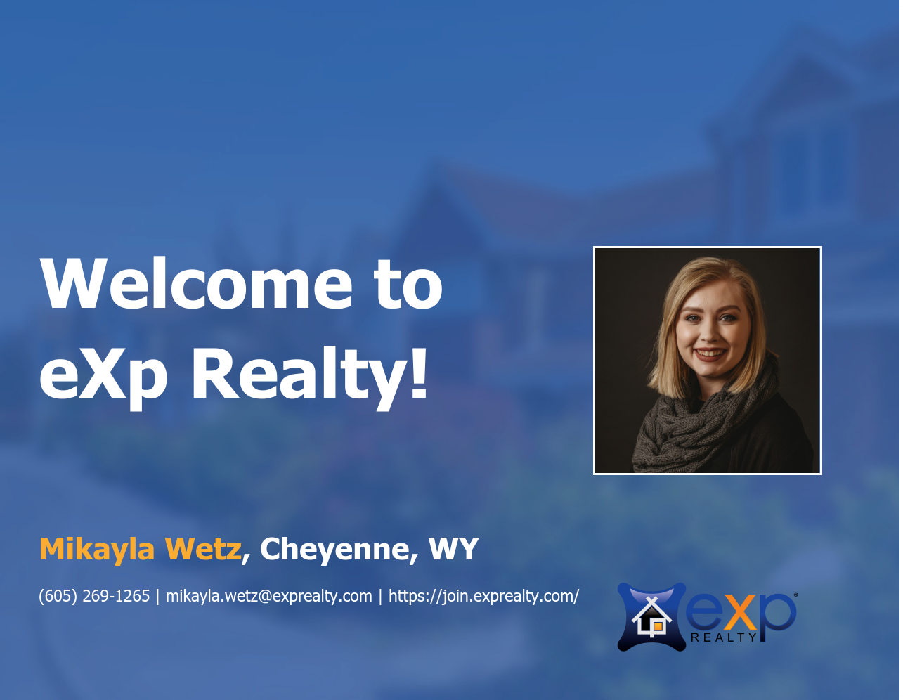 Mikayla Wetz Joined eXp Realty!