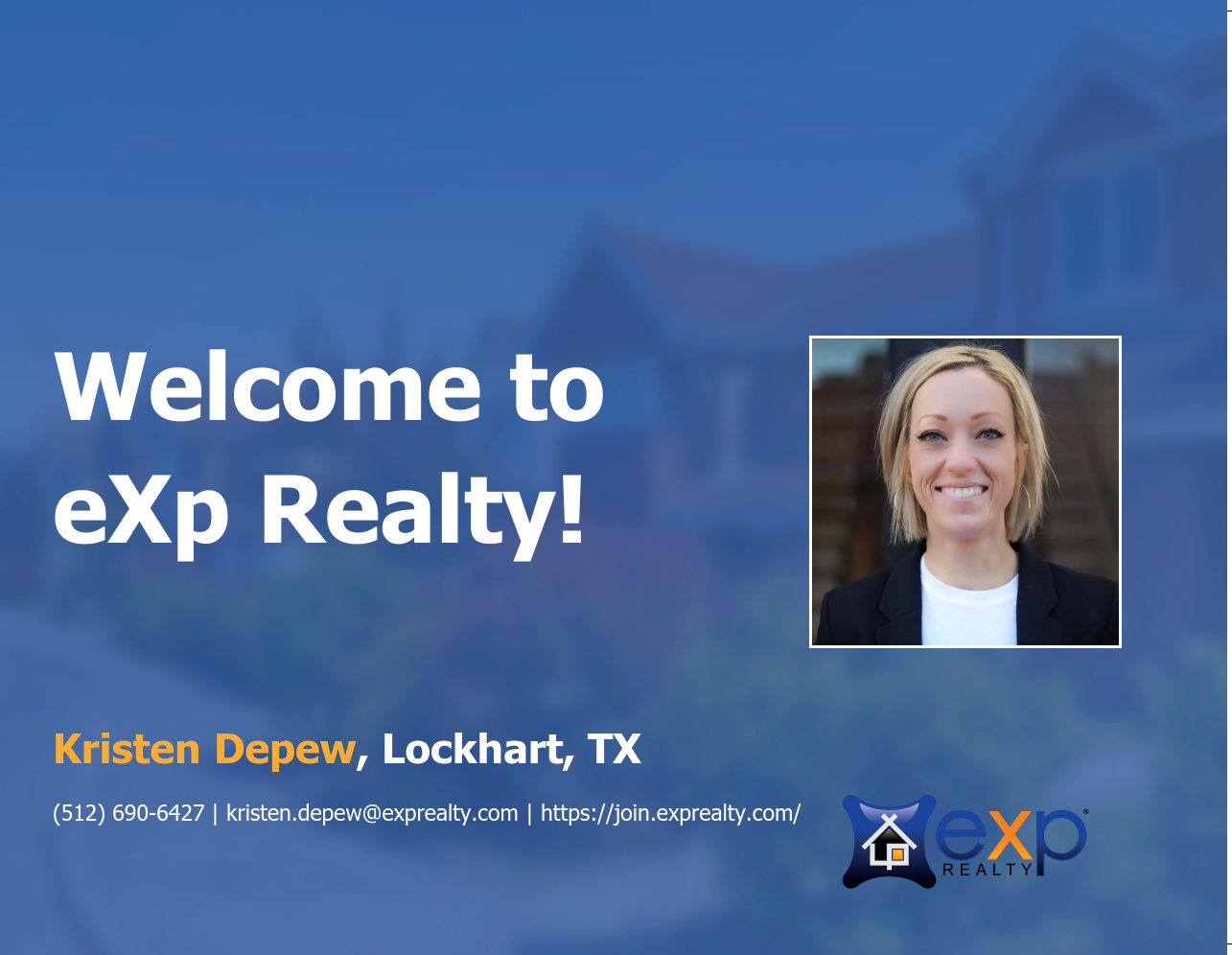 eXp Realty Welcomes Kristen Depew!