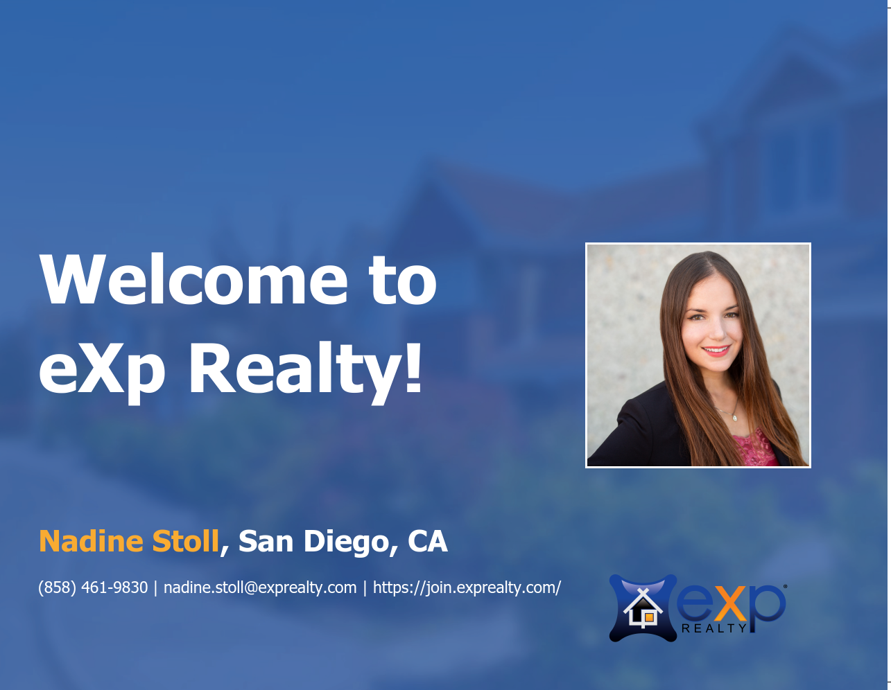 Nadine Stoll   Joined eXp Realty!
