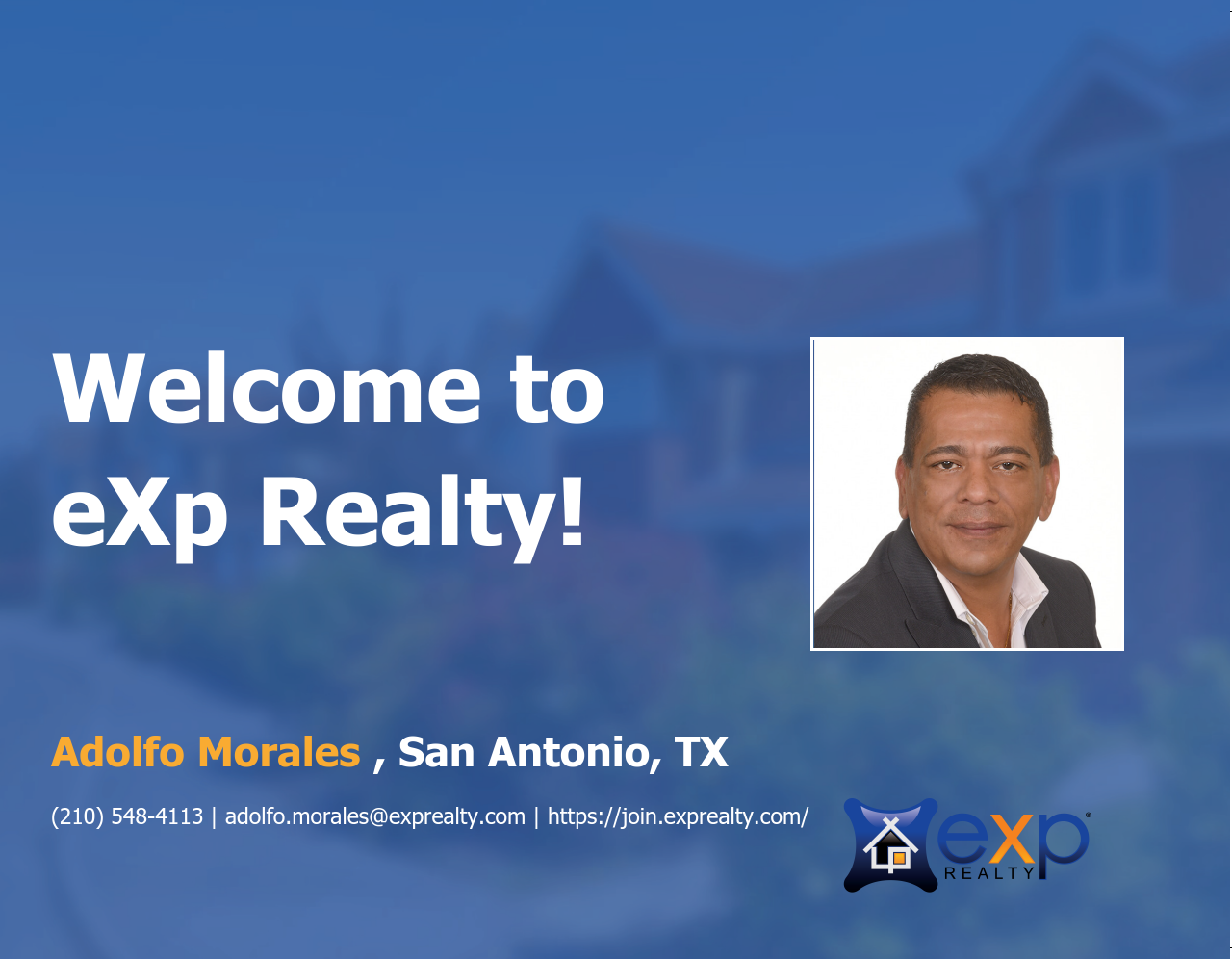 eXp Realty Welcomes Adolfo Morales!