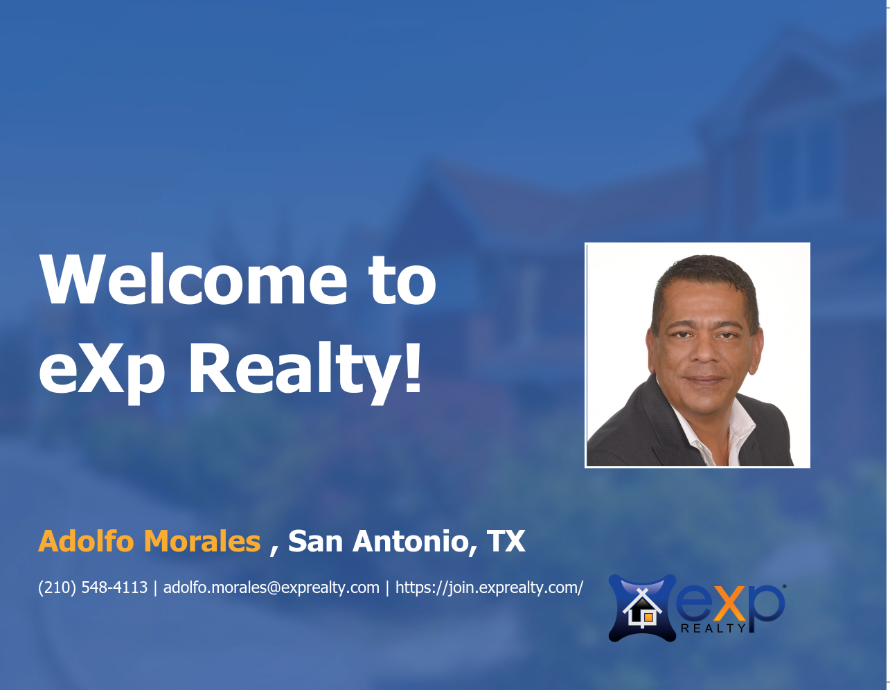 eXp Realty Welcomes Adolfo Morales!