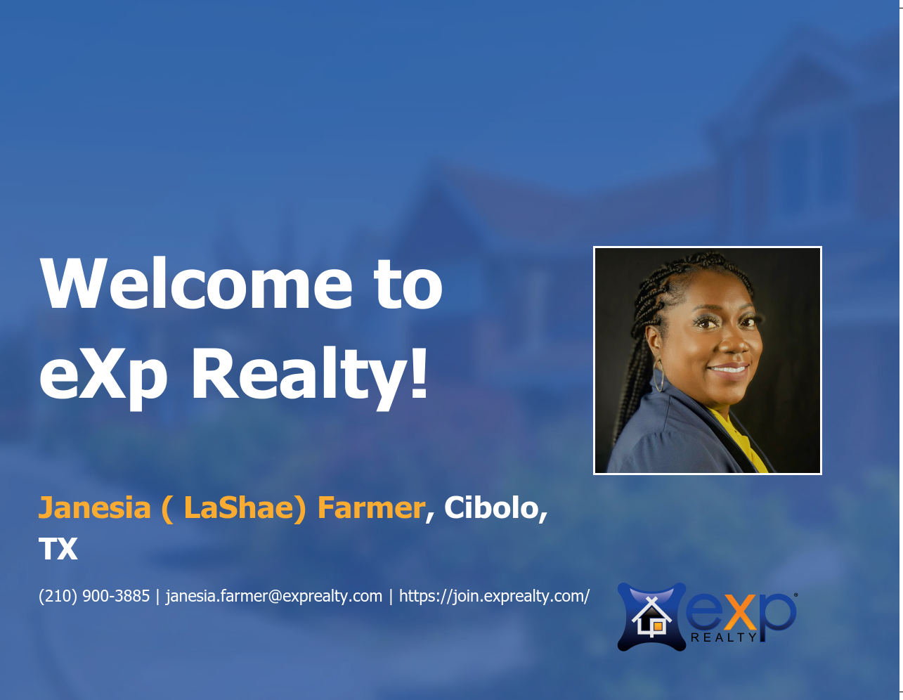 eXp Realty Welcomes Janesia ( LaShae) Farmer!