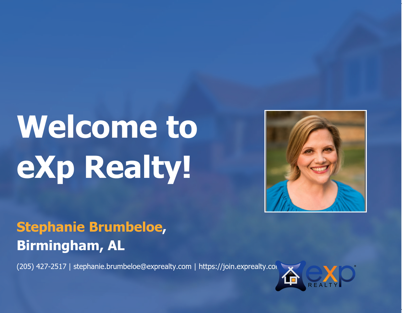 Welcome to eXp Realty Stephanie Brumbeloe!