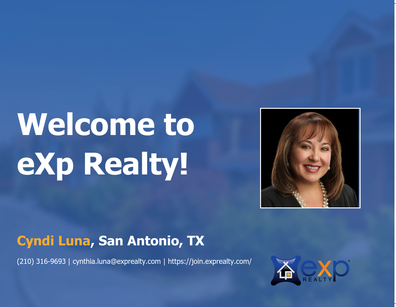 Cyndi Luna Joined eXp Realty!
