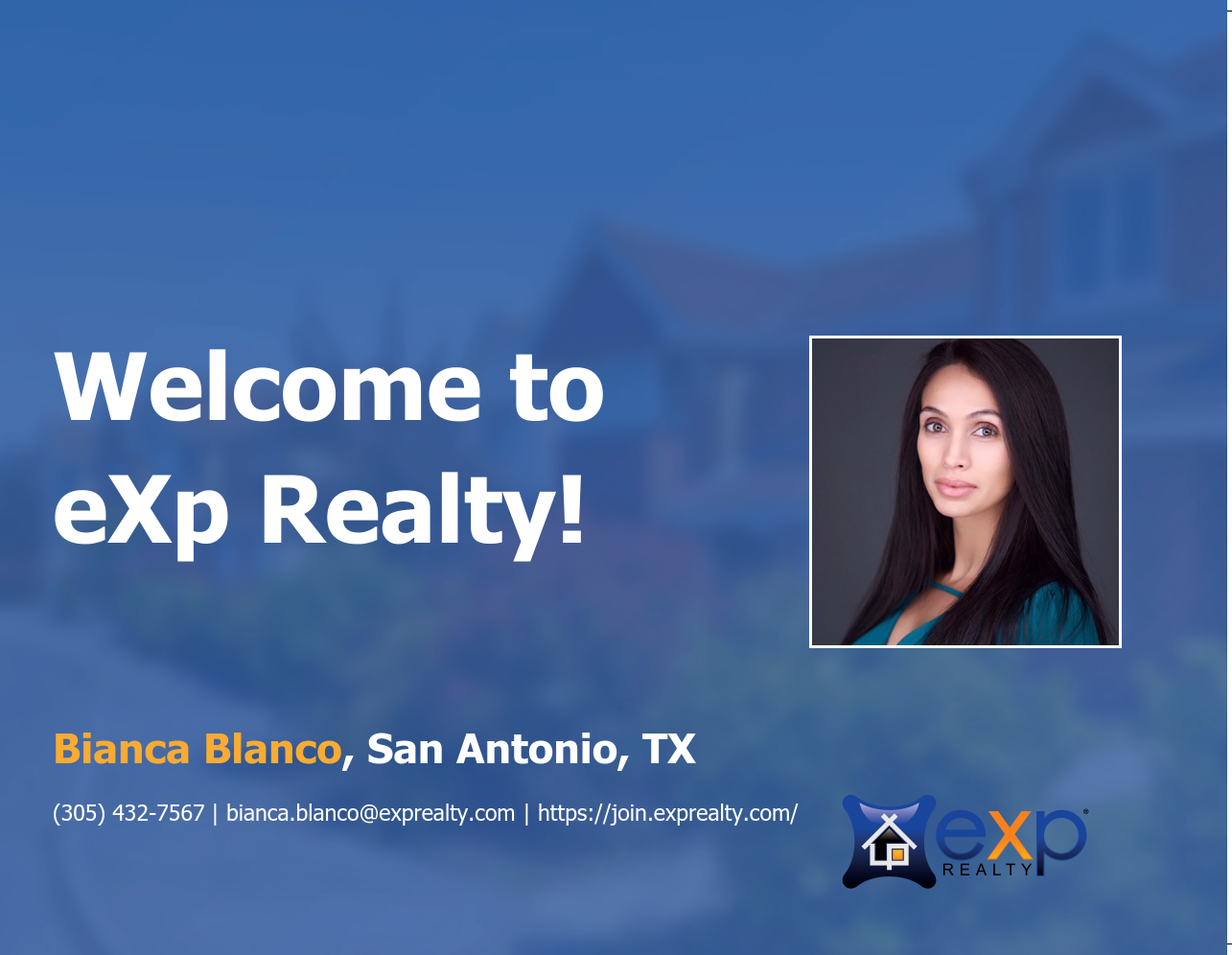 eXp Realty Welcomes Bianca Blanco!