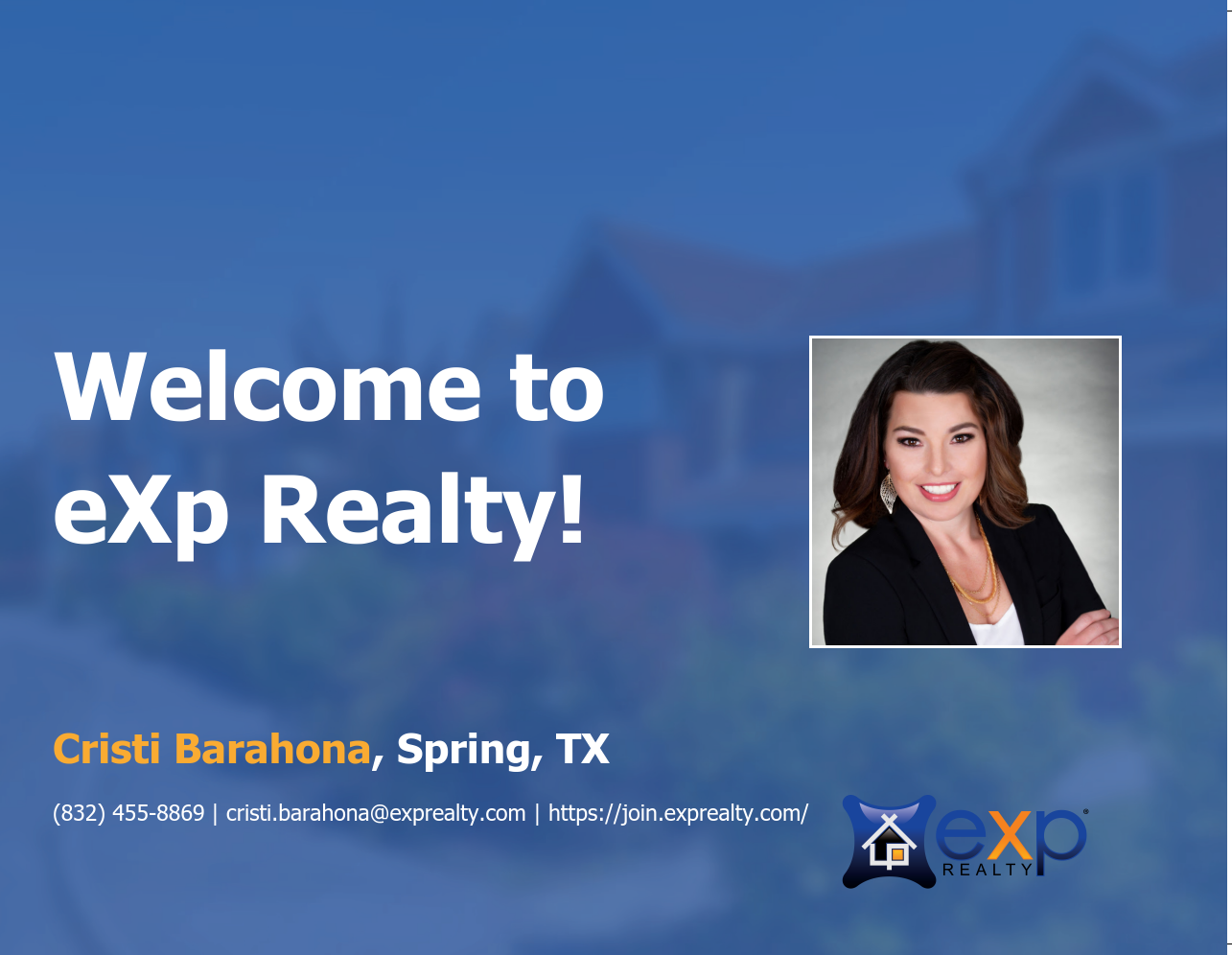 Cristi Barahona Joined eXp Realty!