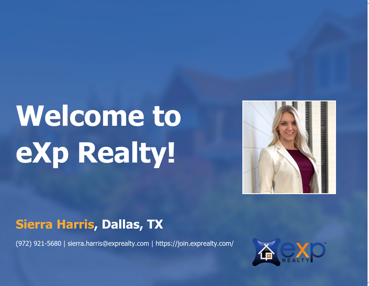 eXp Realty Welcomes Sierra Harris!