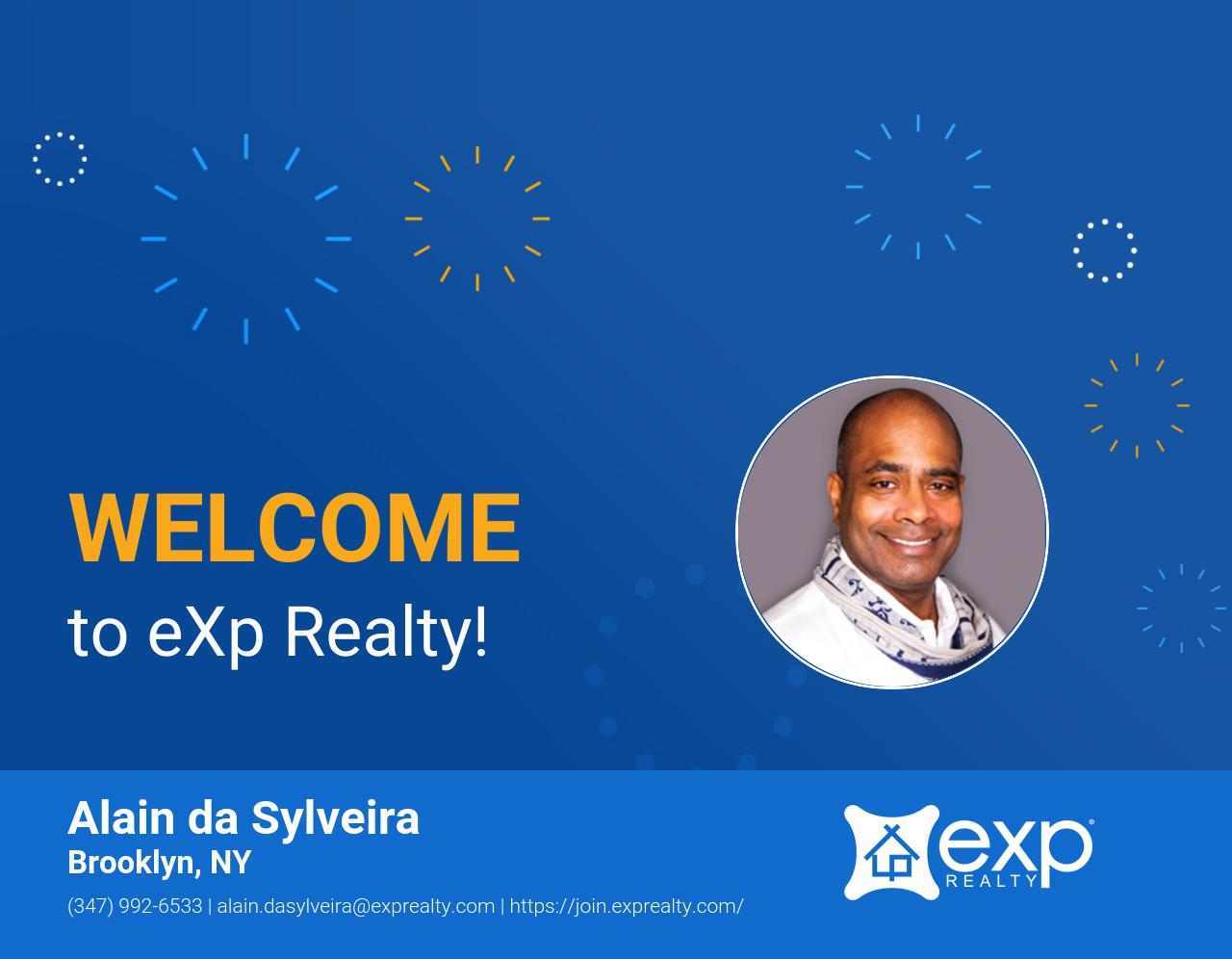 Welcome to eXp Realty Alain da Sylveira!