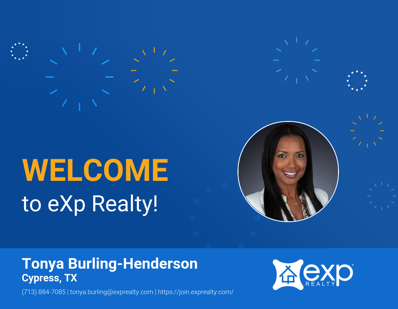 Tonya Burling-Henderson Joined eXp Realty!