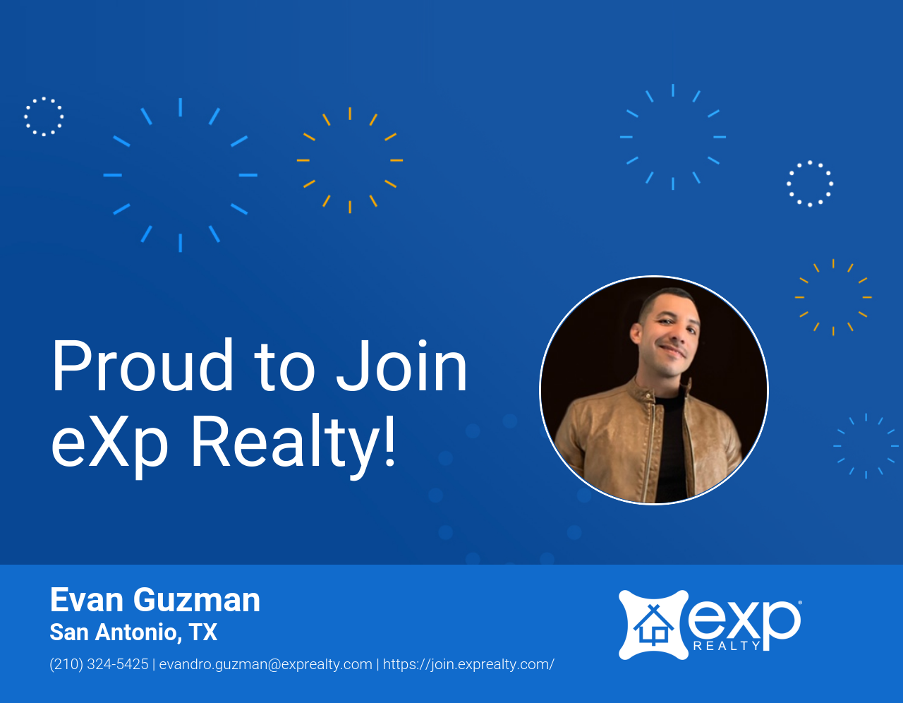 Welcome to eXp Realty Evan Guzman!