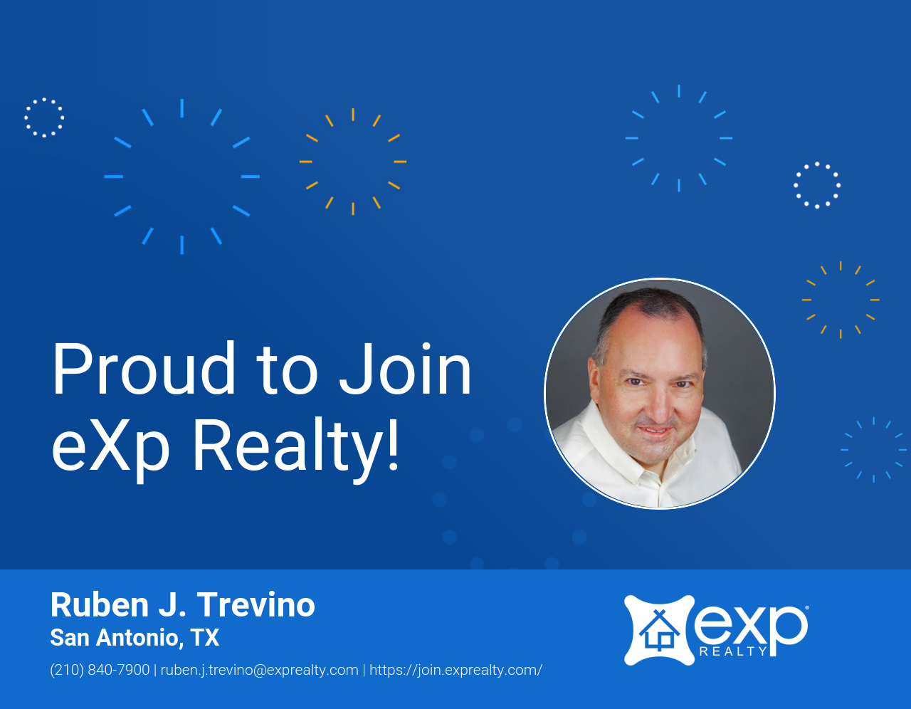 Welcome to eXp Realty Ruben J. Trevino!