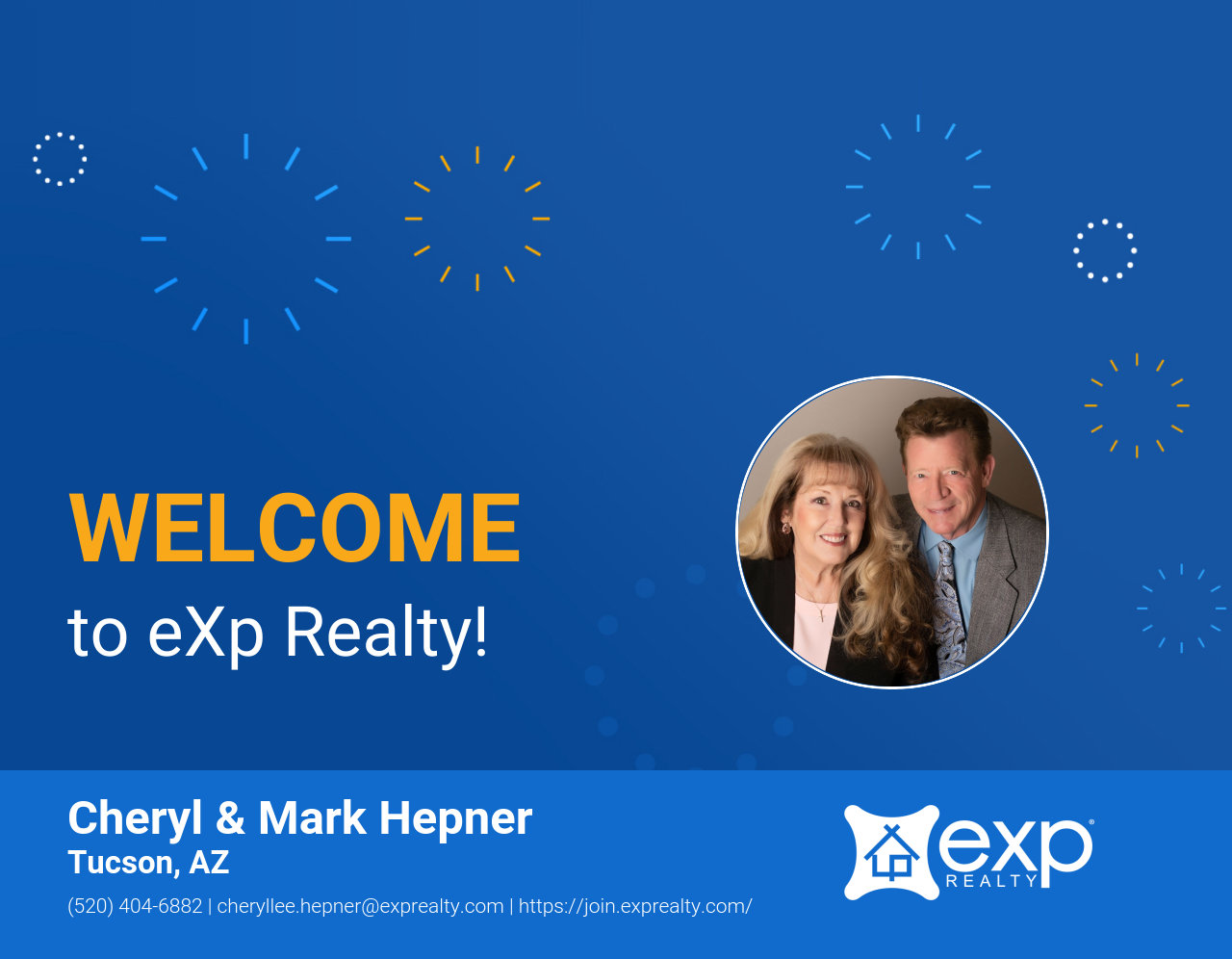Welcome to eXp Realty Cheryl & Mark Hepner!