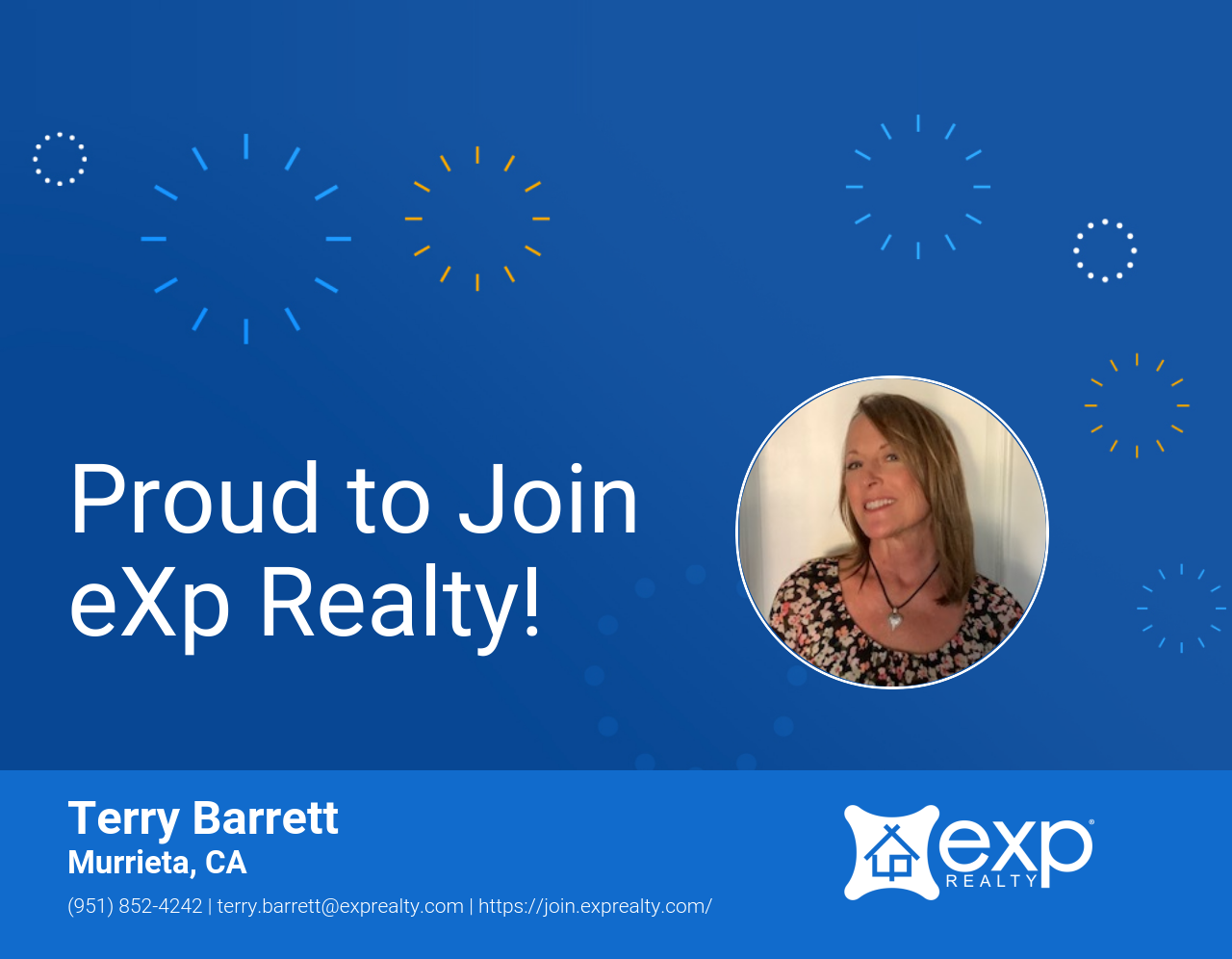 Terry Barrett Joined eXp Realty!
