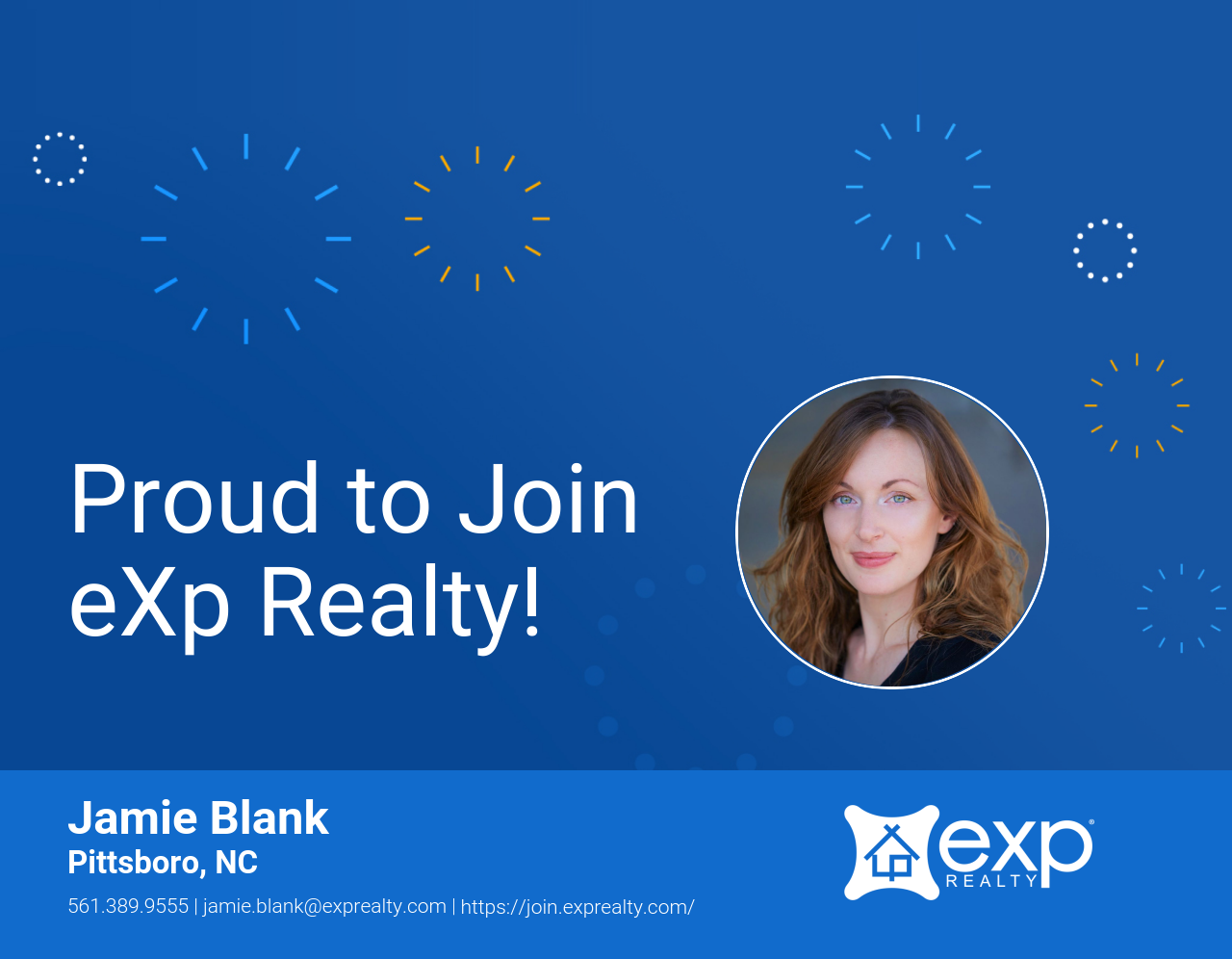 Jamie Blank Joined eXp Realty!