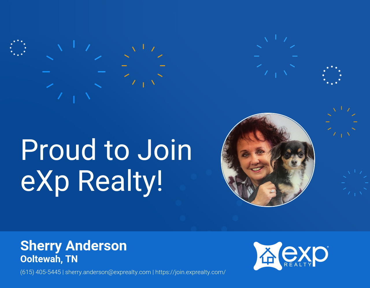 Sherry Anderson Joined eXp Realty!