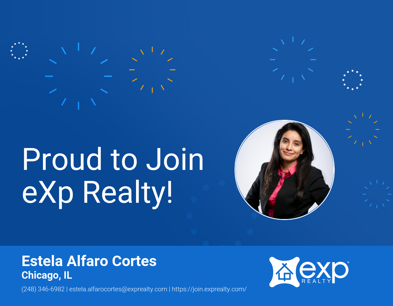 eXp Realty Welcomes Estela Alfaro Cortes!