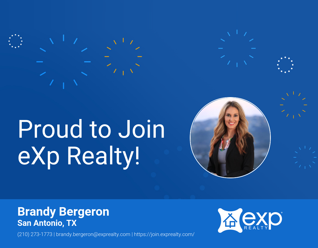 Brandy Bergeron Joined eXp Realty!