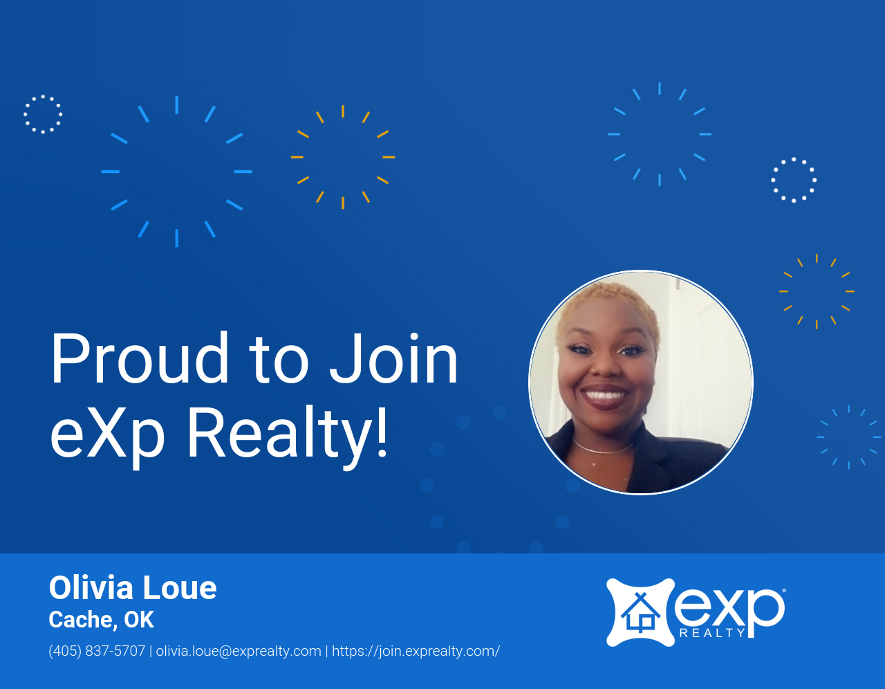 Olivia Loue Joined eXp Realty!